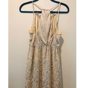 BCBG floor length dress with slits